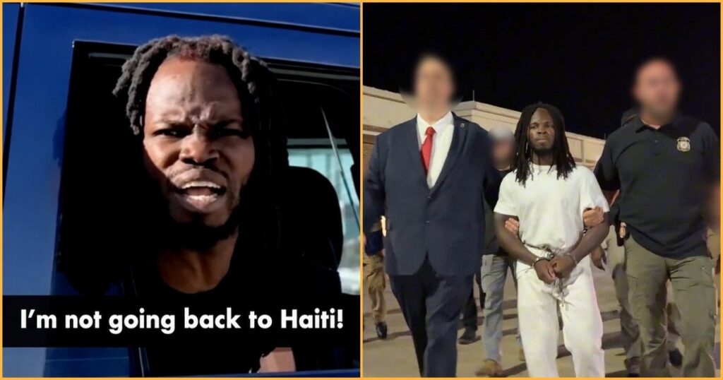 BYE: Viral Haitian Gang Member Who Said “I’m Not Going Back to Haiti” During Boston ICE Arrest Finally Deported to Haiti After 19 Months