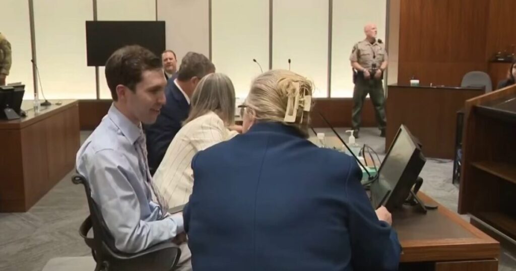 Tyler Robinson Jokes and Smiles, Erika Kirk Holds Head in Hands During Pivotal Day in Court