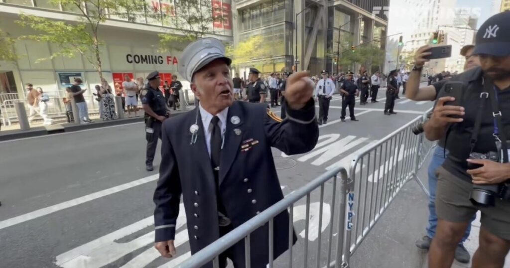 WATCH: NYC Firefighter Goes Off on Pro-Palestine Protester – “Go Back to F*cking Palestine… Take F*cking Obama, Take F*cking Mamdani, and F*cking AOC!”