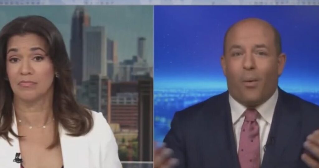 WATCH: CNN’s Brian Stelter Melts Down on Live TV After Real America’s Voice Takes Over Air Force One Coverage From CNN as Network Lies About RAV Footage Being Available