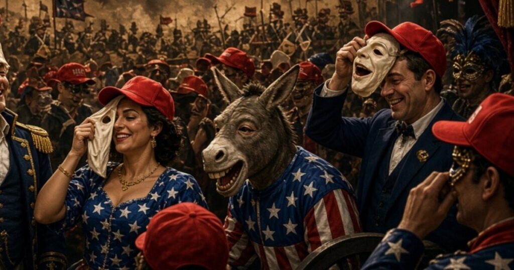 The Alleged MAGA Civil War Is a Left-Wing Costume Party