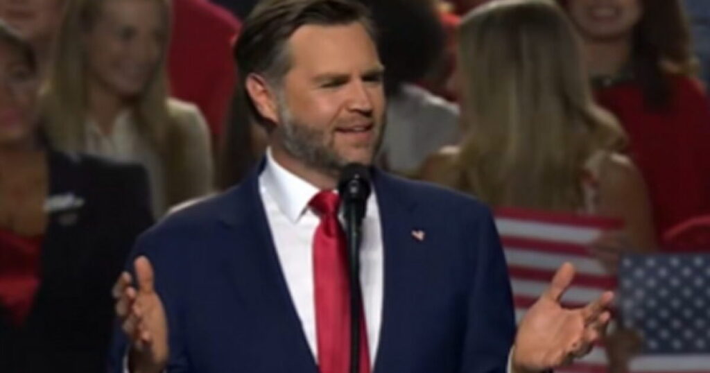 Watch: Convention Crowd Symbolically Anoints JD Vance for 2028 with Chant