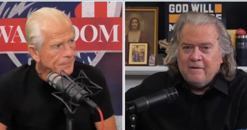 War Room: Peter Navarro and Steve Bannon Weigh in on President Trump’s Ban on Leftist Media Outlets from the White House – (VIDEO)