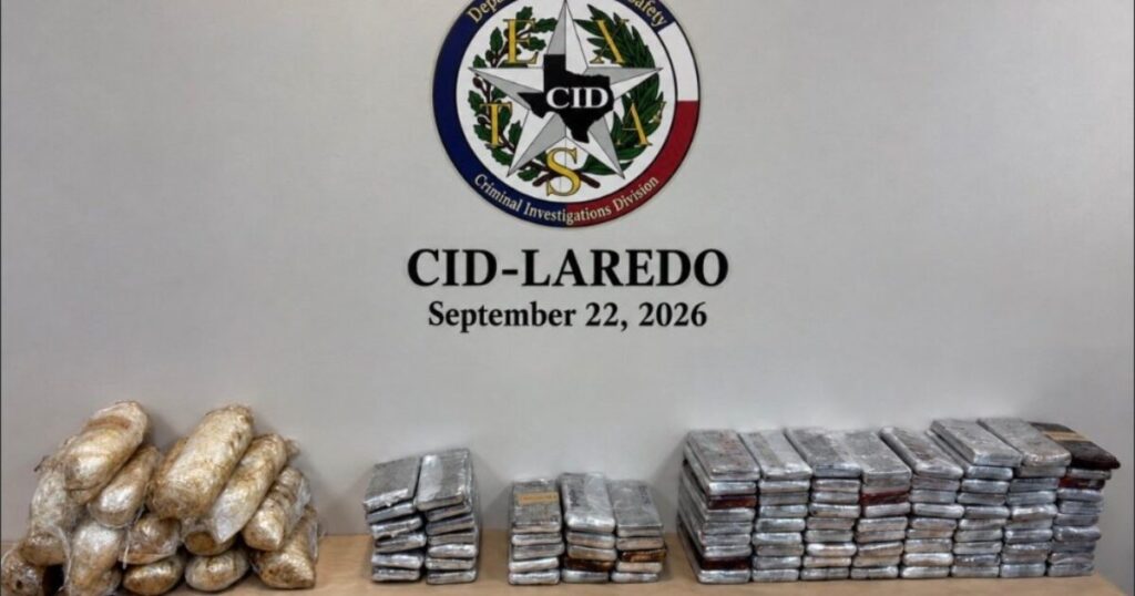 Texas DPS Seize Over 150 Pounds of Illegal Drugs at Laredo Port of Entry, Two Arrests Made