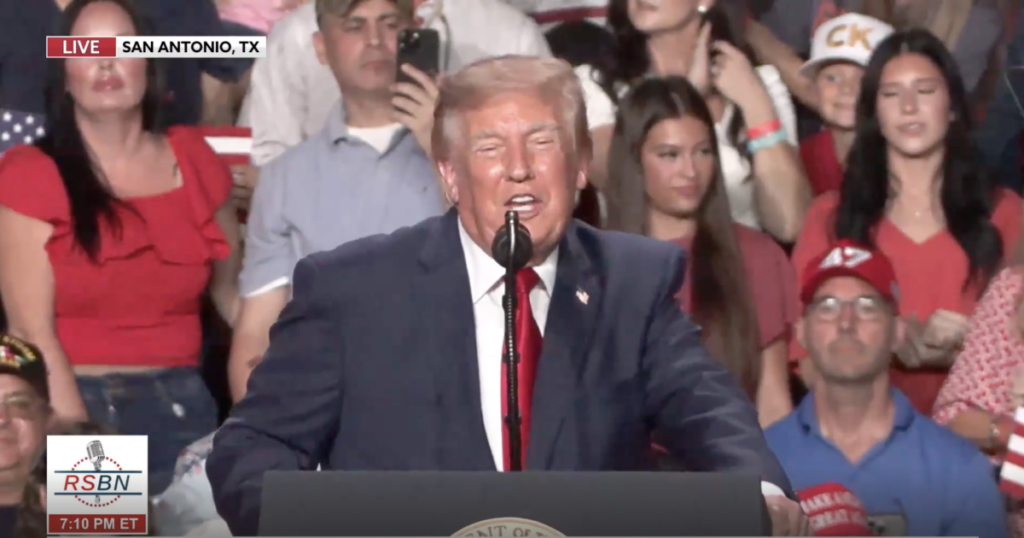 WATCH LIVE: President Trump Holds Rally for Ken Paxton in San Antonio, Texas – 7 PM ET