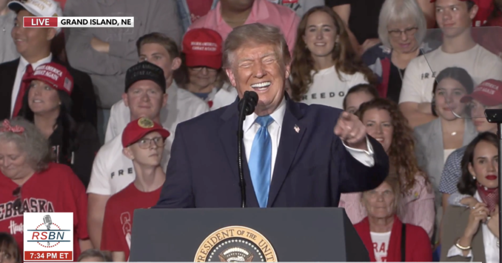 WATCH LIVE: President Trump Holds Rally in Grand Island, Nebraska – 7 PM ET