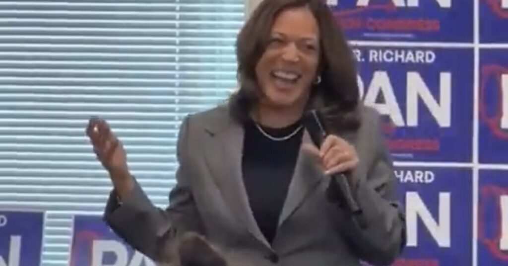 Crowd is Silent as Kamala Harris Maniacally Laughs During Campaign Event with Democrat Congressional Candidate Richard Pan (VIDEO)