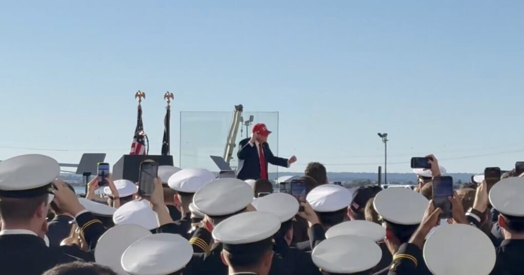 NEVER GETS OLD: President Trump Dances to Village People Hit Following Speech to Midshipmen and Sailors (VIDEO)